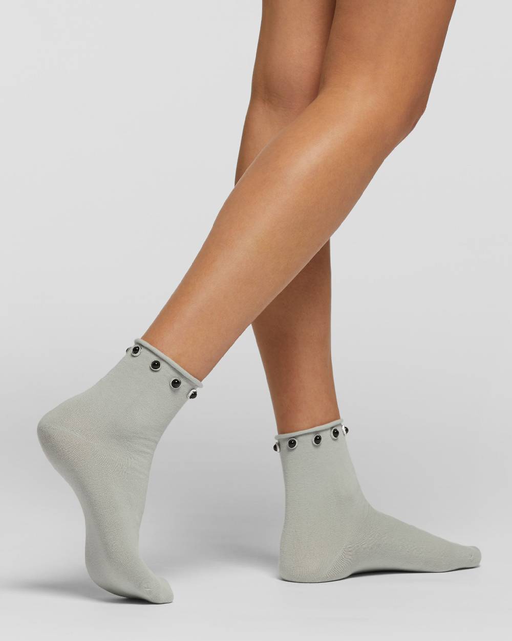 Pompea Calzino cotone Ortisei con applicazioni