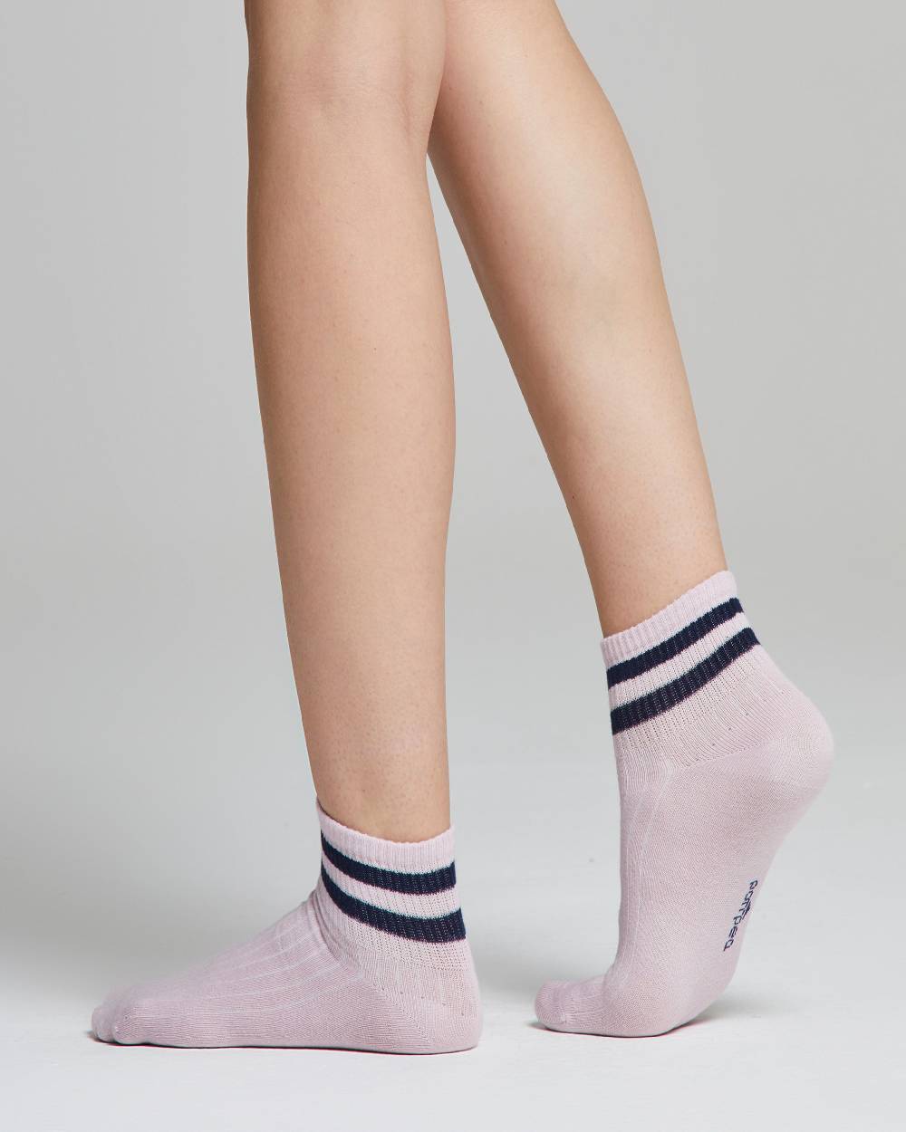 Pompea Calzino Marta Cotone Con Righe A Contrasto