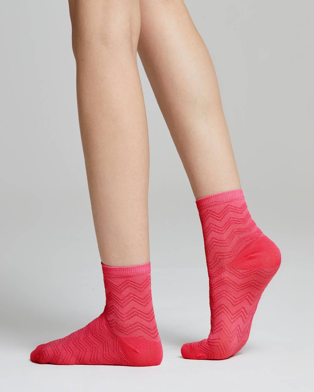 Pompea Calzino Nina Cotone Con Motivo Chevron