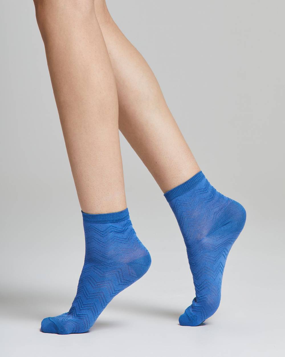 Pompea Calzino Nina cotone con motivo chevron