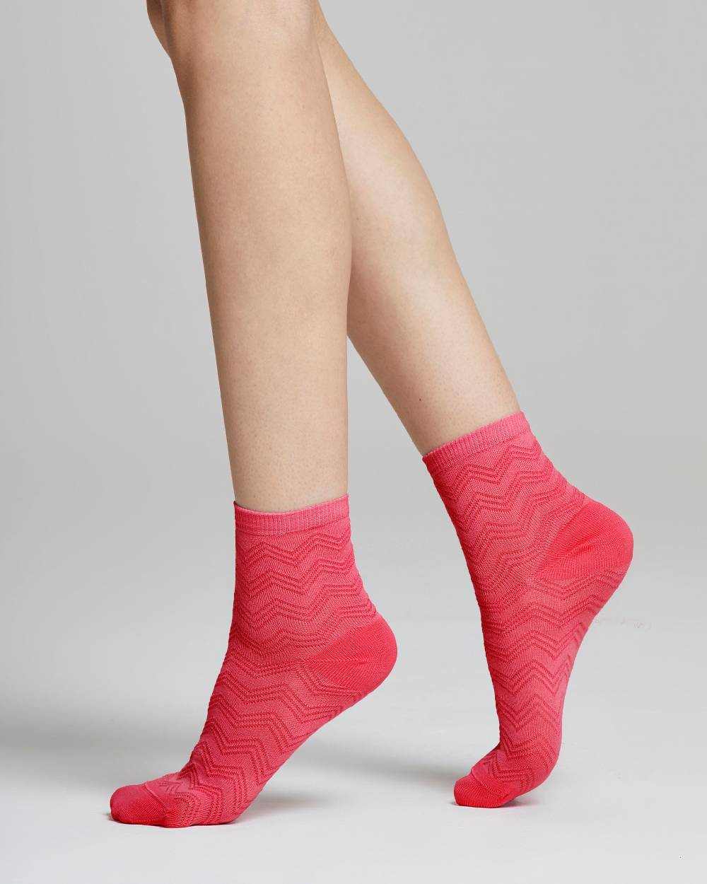 Pompea Calzino Nina cotone con motivo chevron