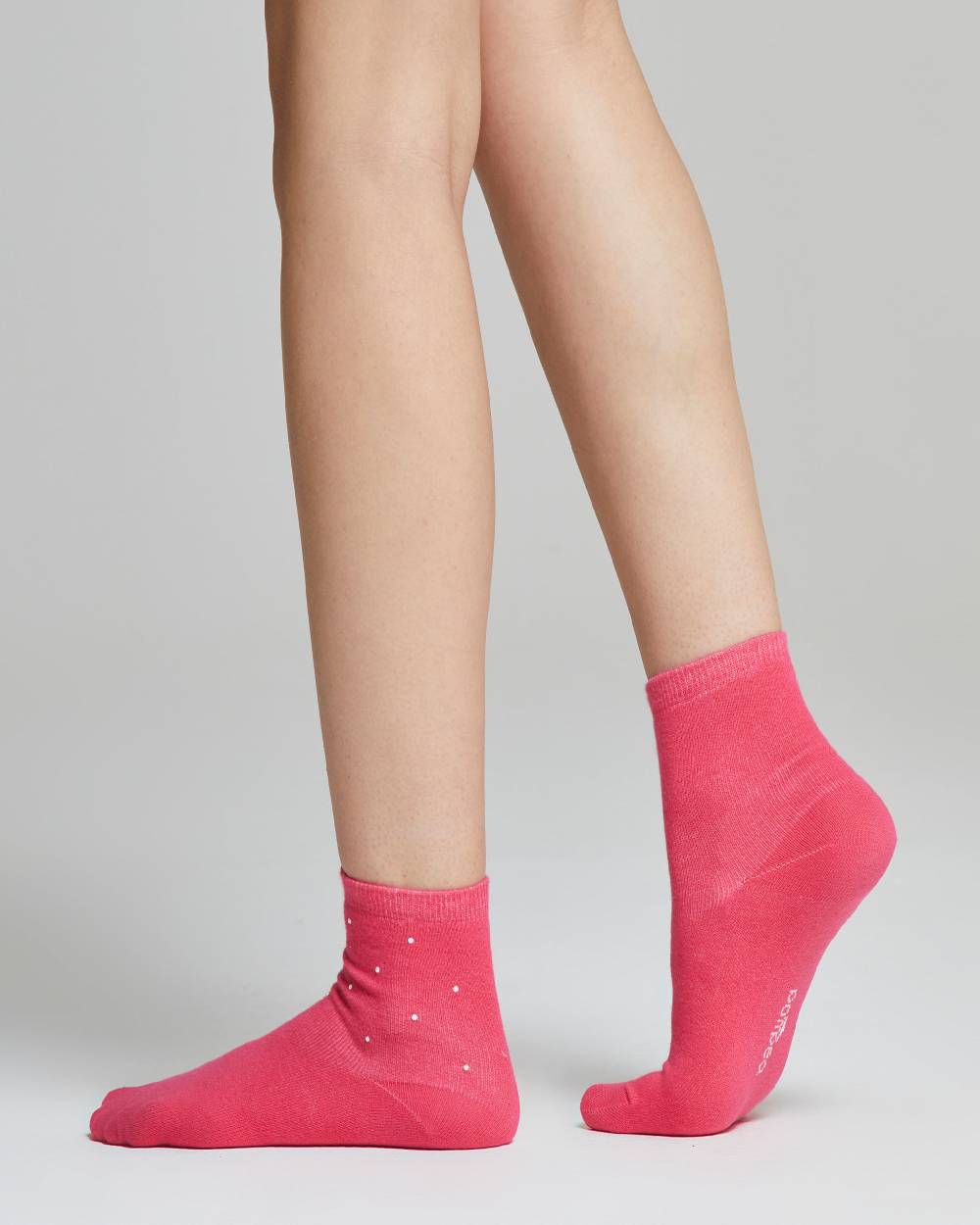 Pompea Calzino Sofia Cotone Con Micro-perle