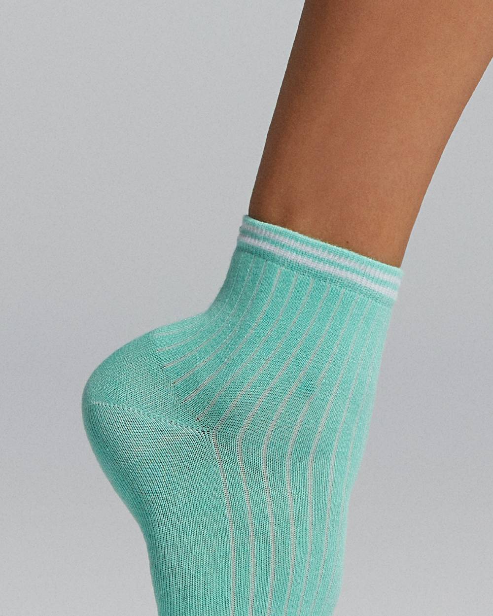 Pompea Calzino Talia Viscosa Mèlange A Coste