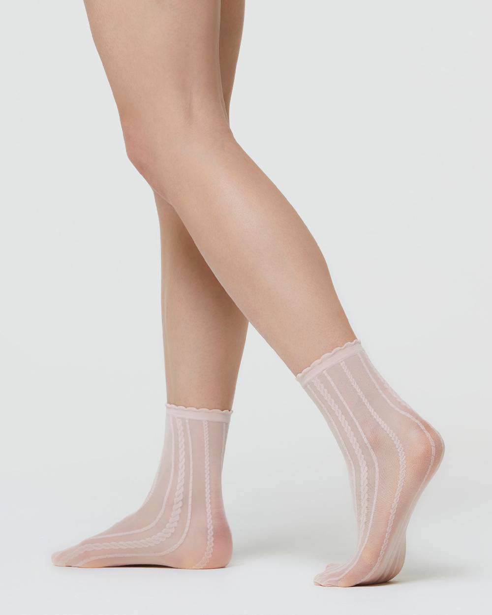 Pompea CALZINO VELATO SUSAN CON EFFETTO TRICOT