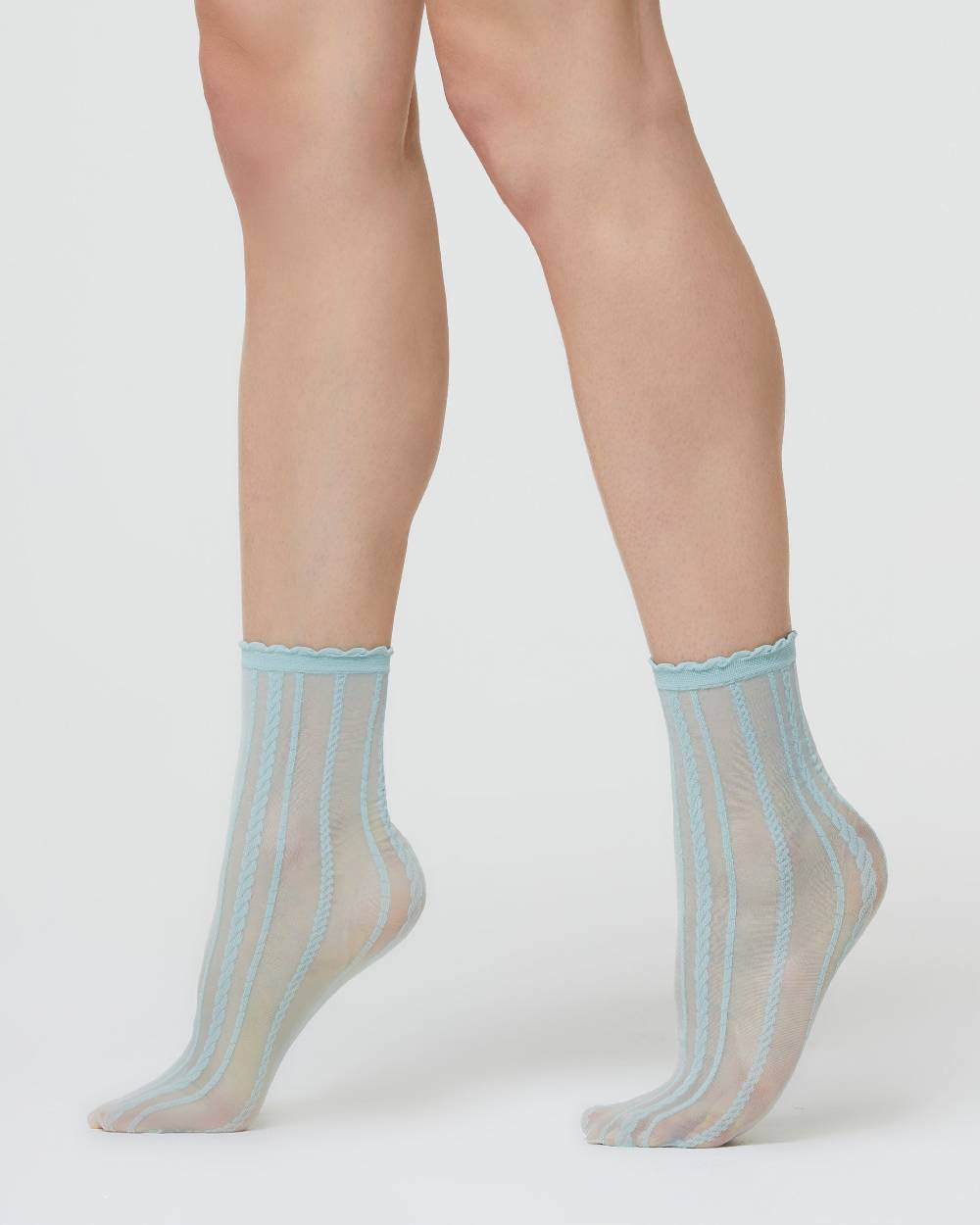 Pompea CALZINO VELATO SUSAN CON EFFETTO TRICOT