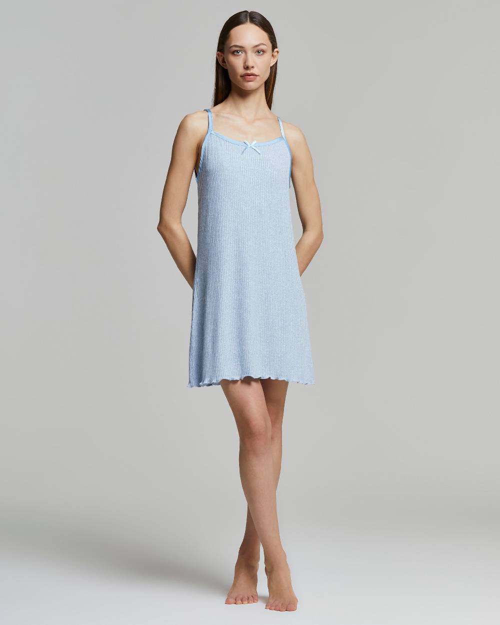 Pompea Camicia da notte Glenda a costina