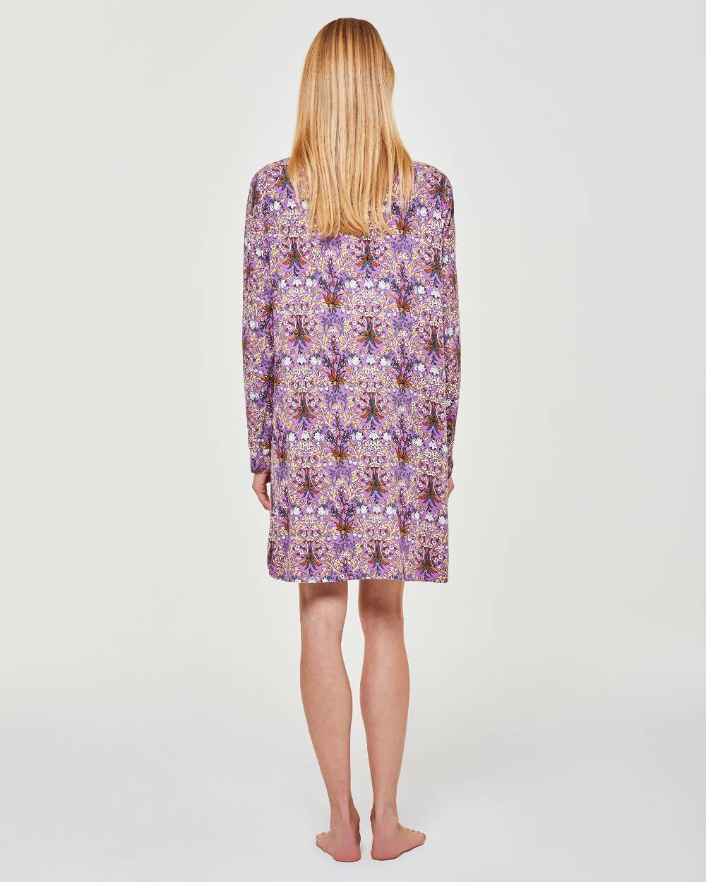 Pompea Camicia Da Notte Viscosa Orchidea