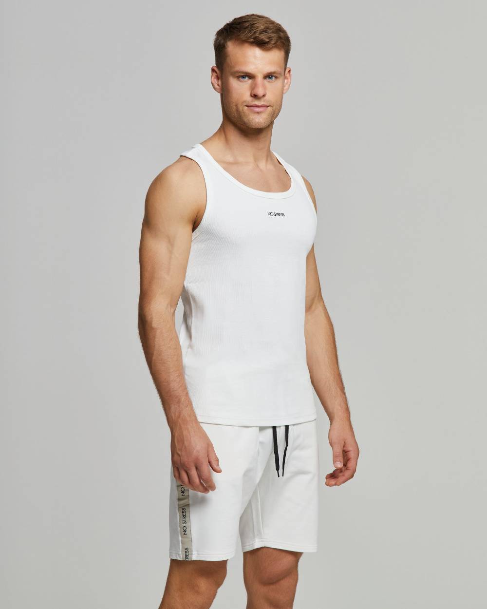 Pompea Canotta Uomo No Stress Slim Fit Cotone