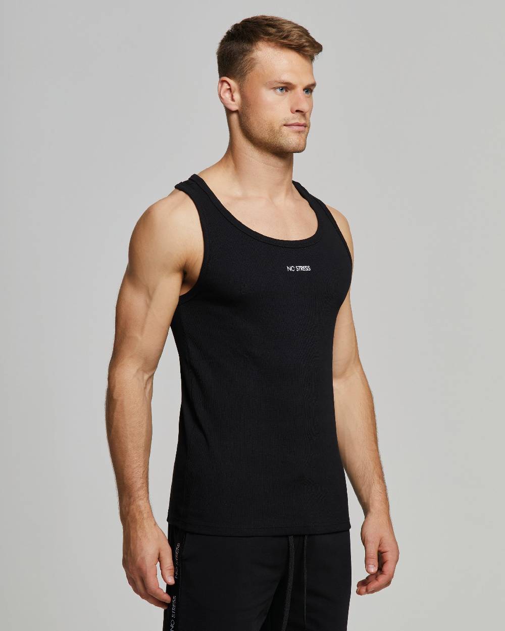 Pompea Canotta Uomo No Stress Slim Fit Cotone