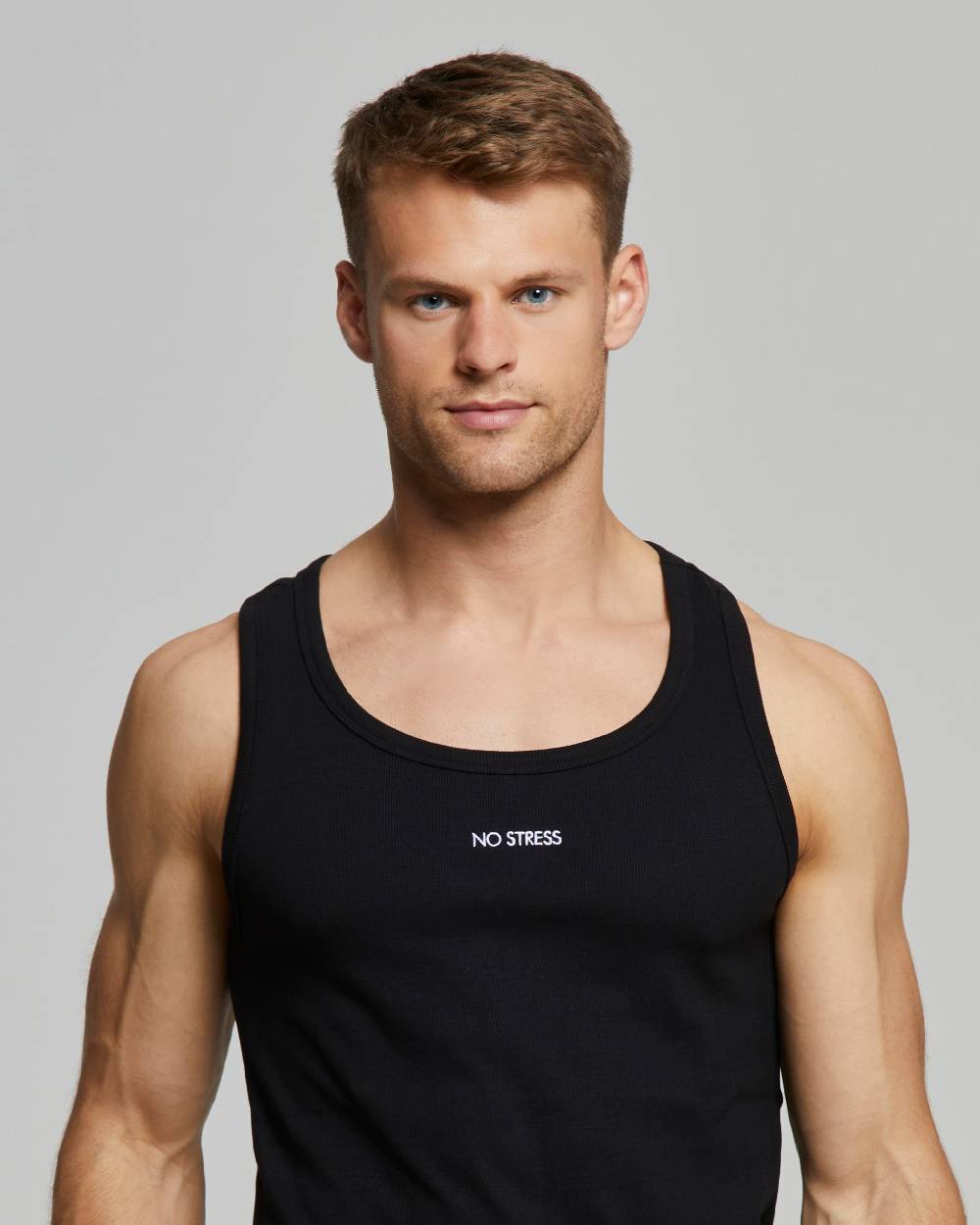 Pompea Canotta Uomo No Stress Slim Fit Cotone