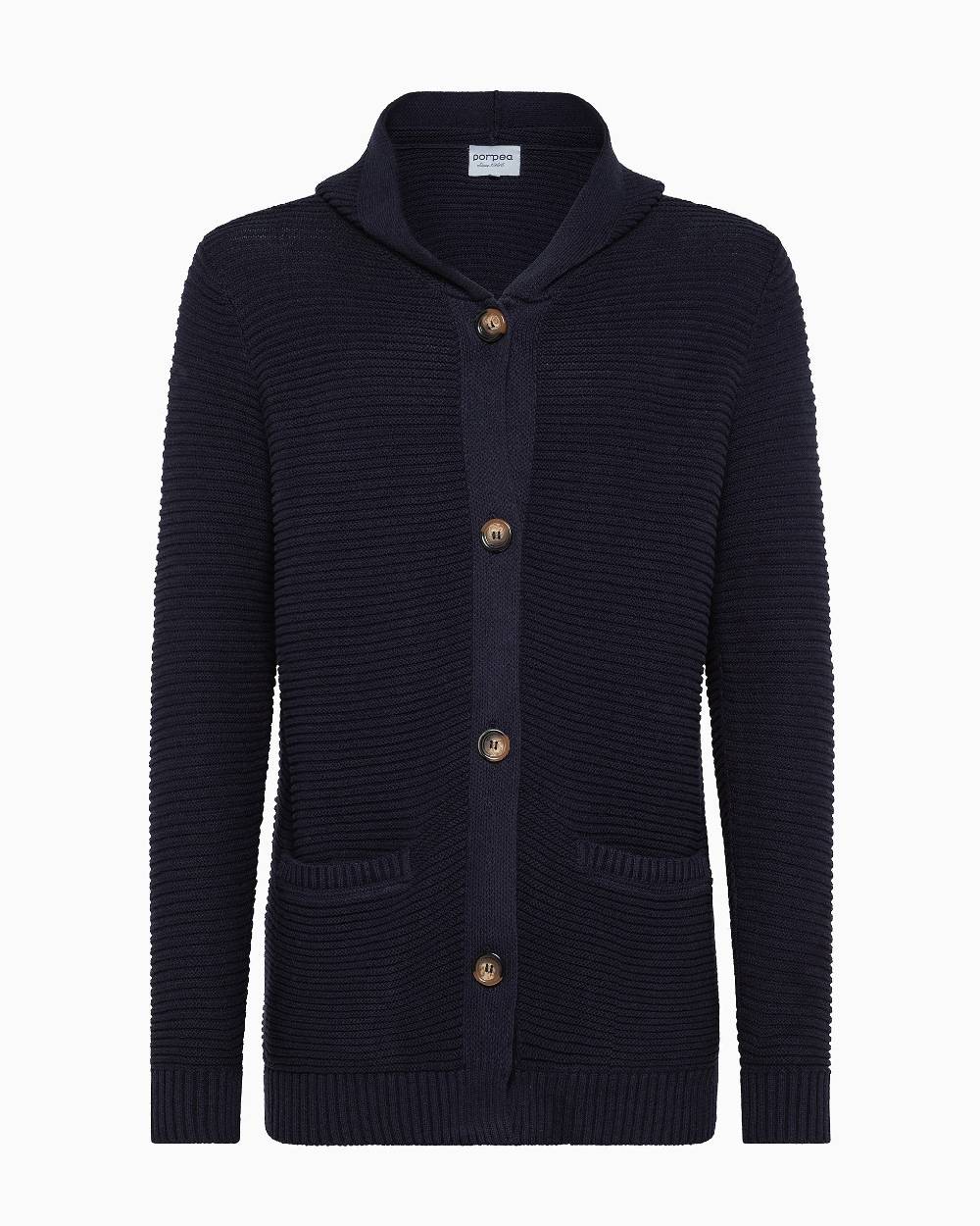 Pompea CARDIGAN UNISEX CON CAPPUCCIO