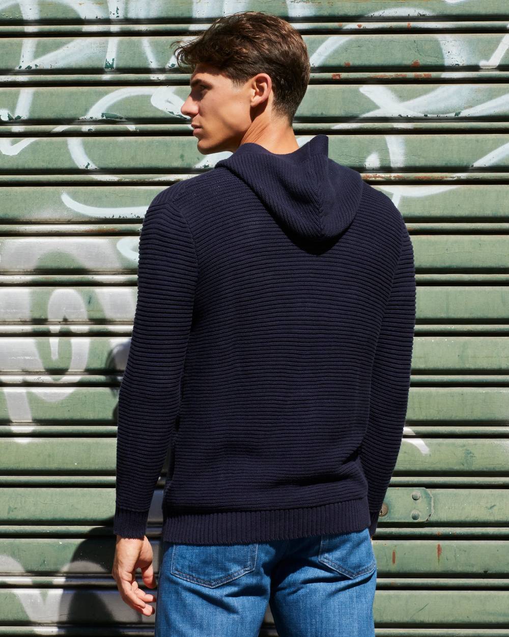 Pompea CARDIGAN UNISEX CON CAPPUCCIO