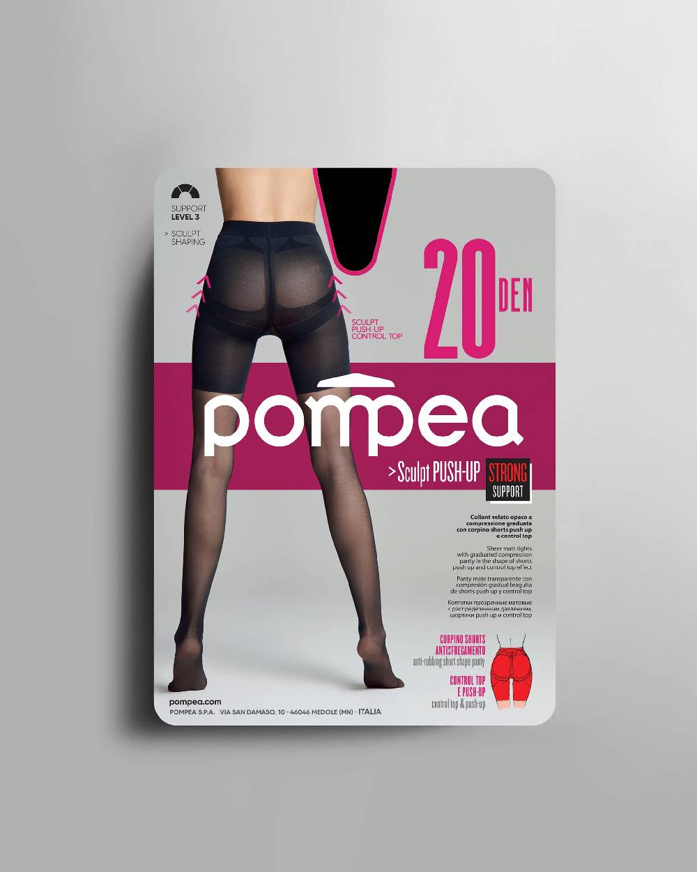 Pompea Collant Sculpt Push-up 20 Denari