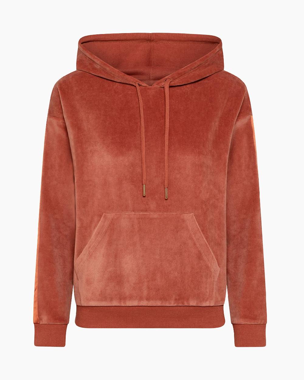 Pompea FELPA CON CAPPUCCIO VELLUTO DONNA