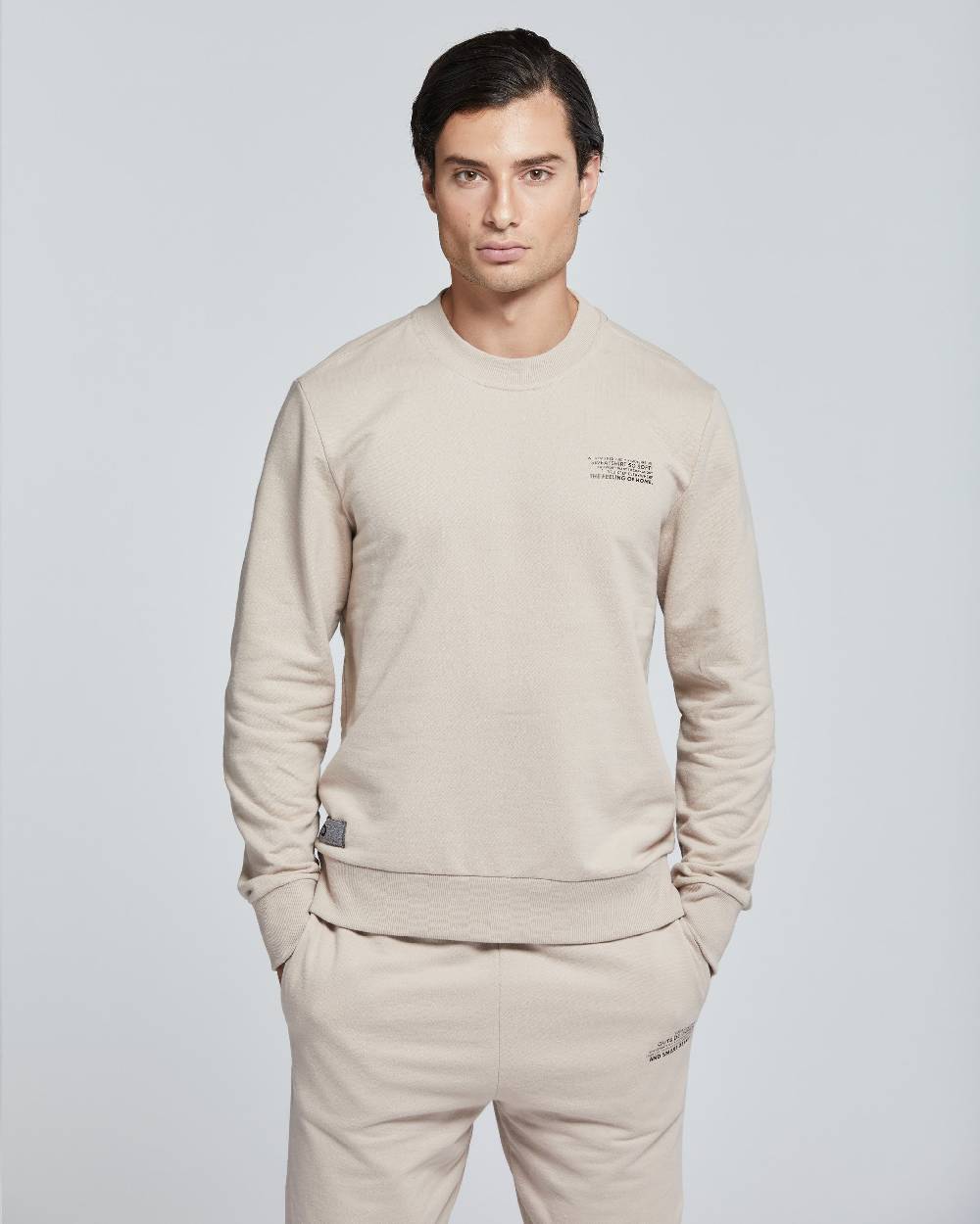 Pompea FELPA UOMO COTONE TINTA UNITA