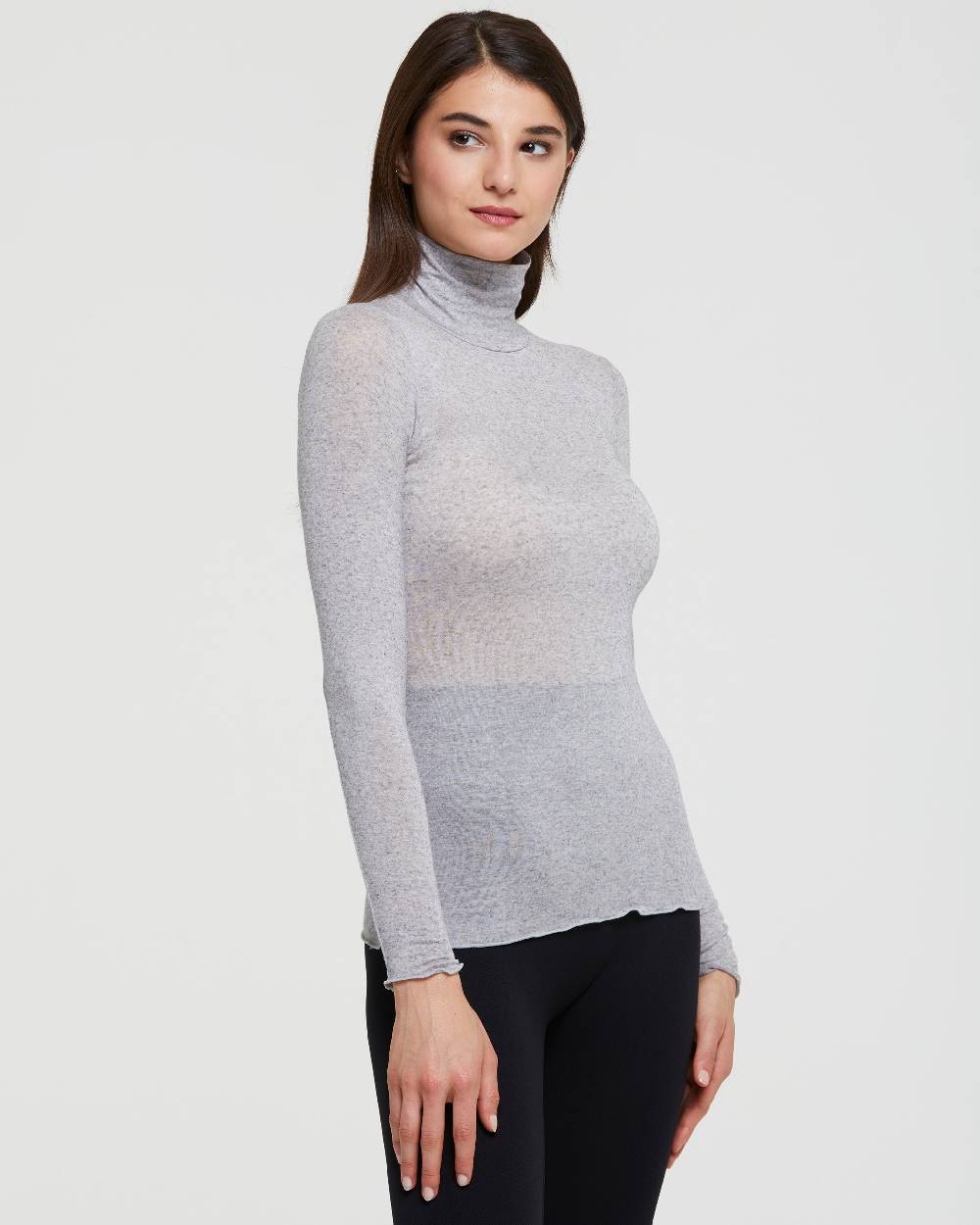 Pompea MAGLIA COLLO ALTO IN MODAL CASHMERE