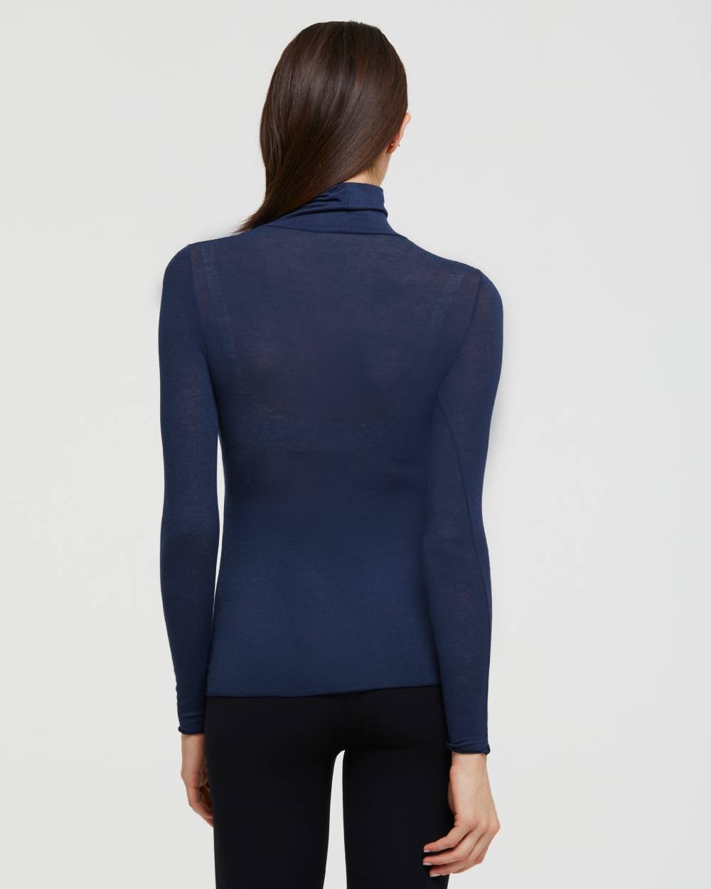 Pompea MAGLIA COLLO ALTO IN MODAL CASHMERE