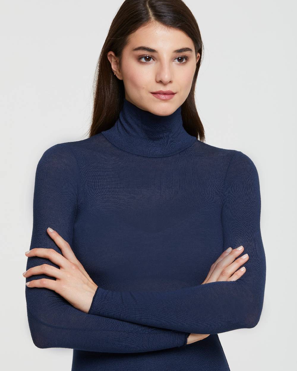 Pompea MAGLIA COLLO ALTO IN MODAL CASHMERE