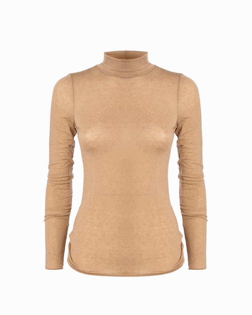 Pompea Maglia Collo Alto In Modal Cashmere