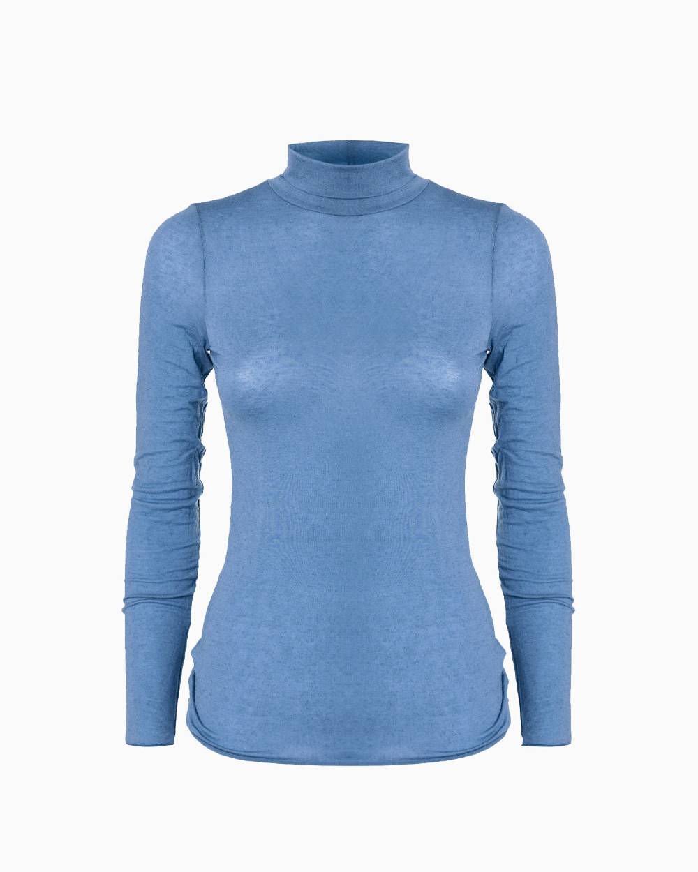 Pompea Maglia Collo Alto In Modal Cashmere