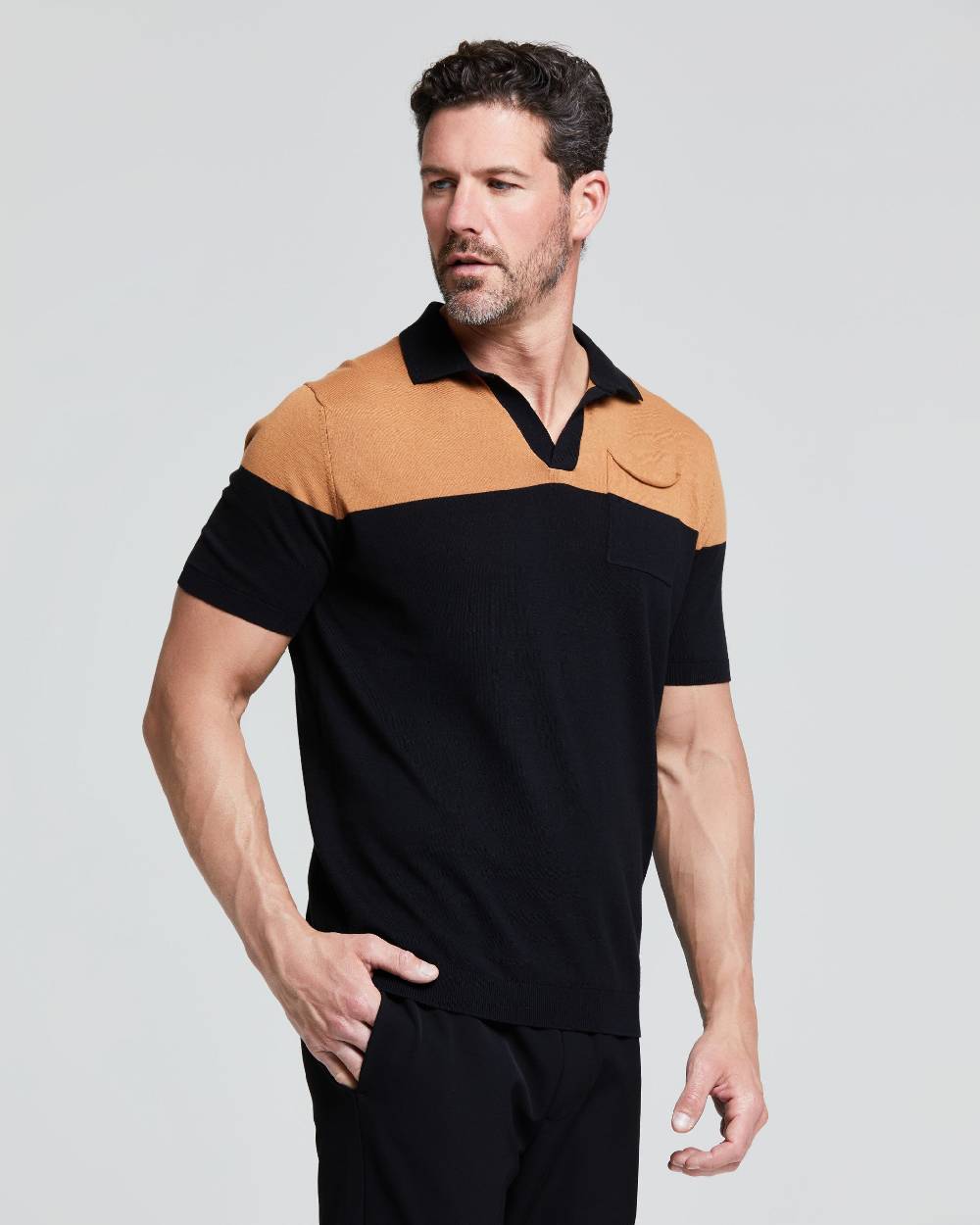 Pompea MAGLIA MIRKO SCOLLO A V MANICA CORTA