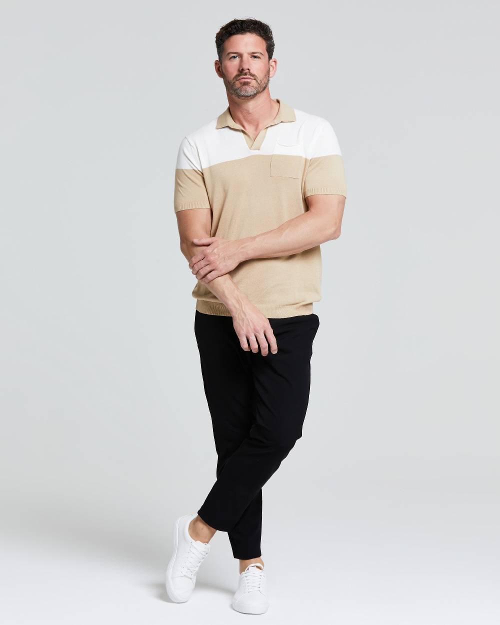 Pompea MAGLIA MIRKO SCOLLO A V MANICA CORTA