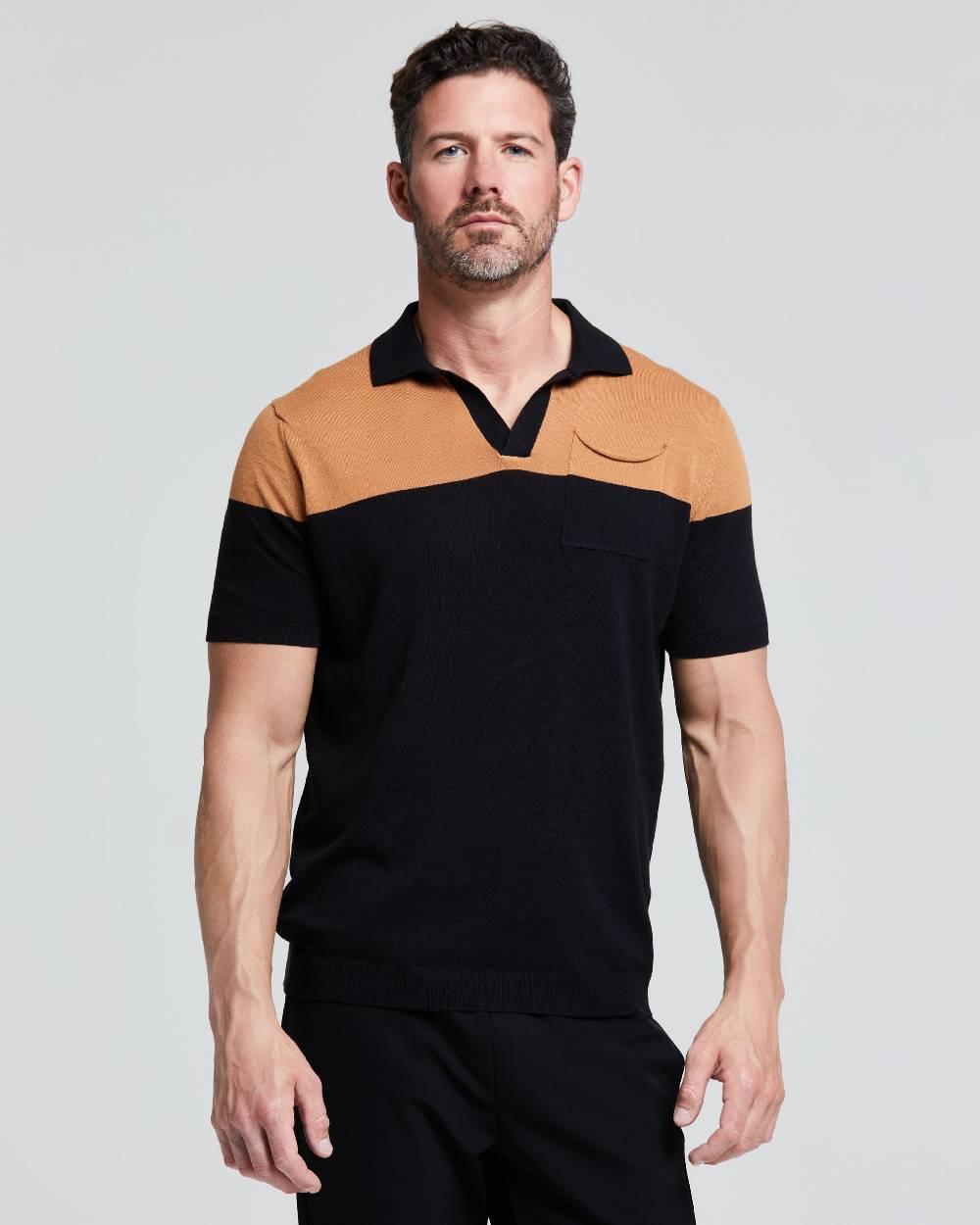 Pompea MAGLIA MIRKO SCOLLO A V MANICA CORTA