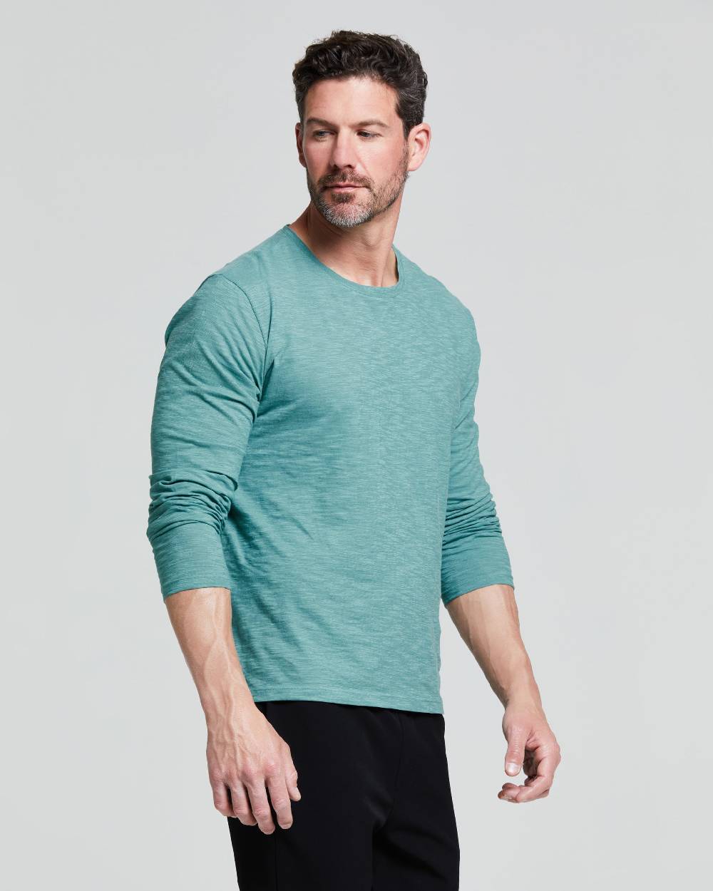 Pompea MAGLIA UOMO MANICA LUNGA COTONE FIAMMATO