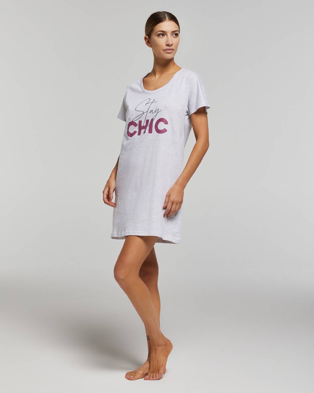 Pompea MAXI T-SHIRT GLADIOLO