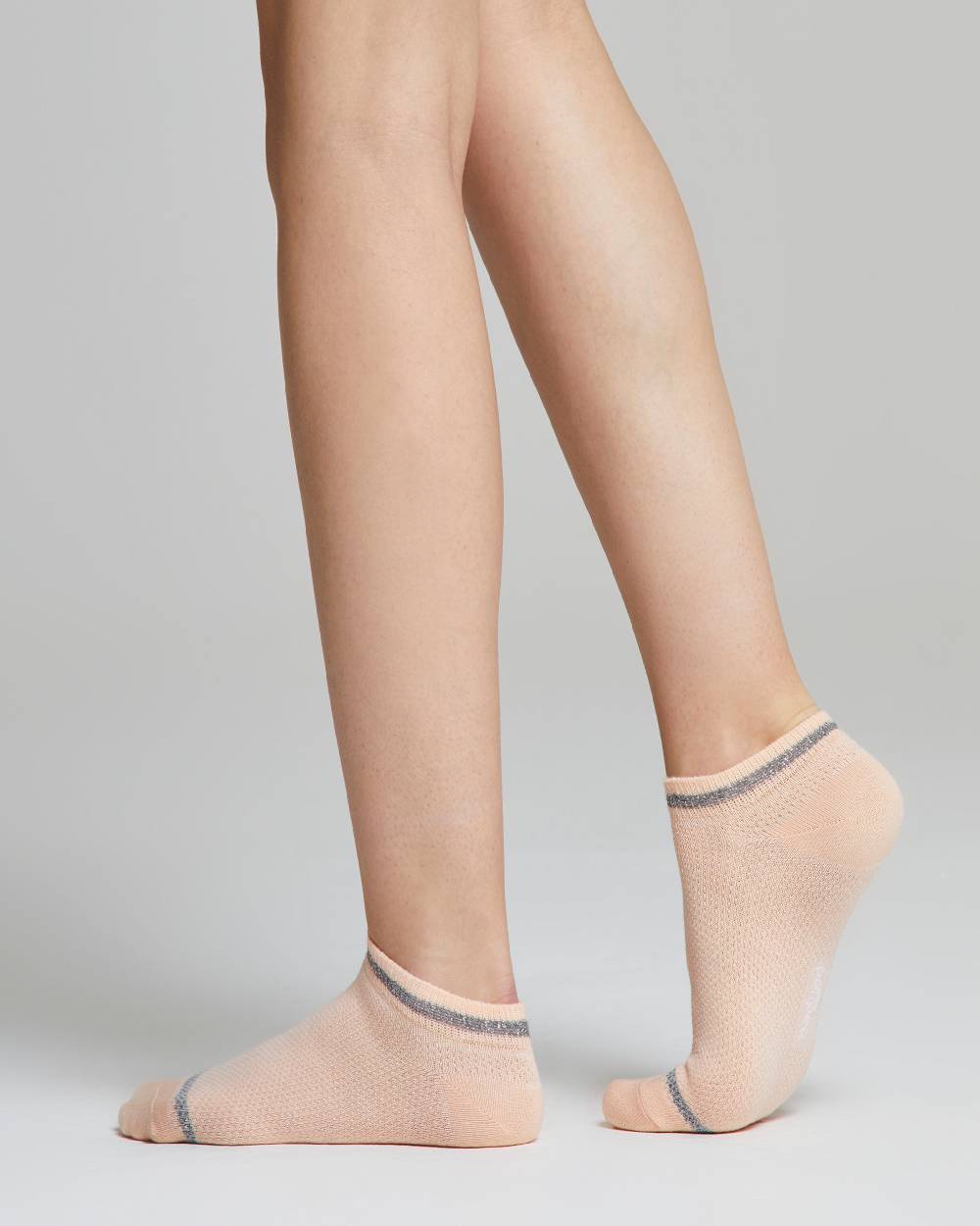 Pompea Minicalza Amber Cotone Con Righe In Lamè