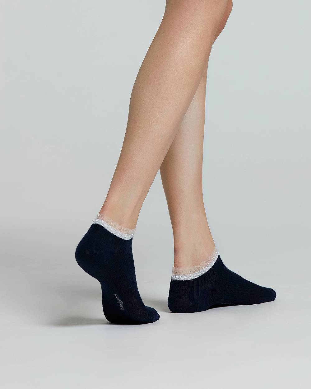 Pompea MINICALZA COTONE CALLA CON ROUCHE IN TULLE