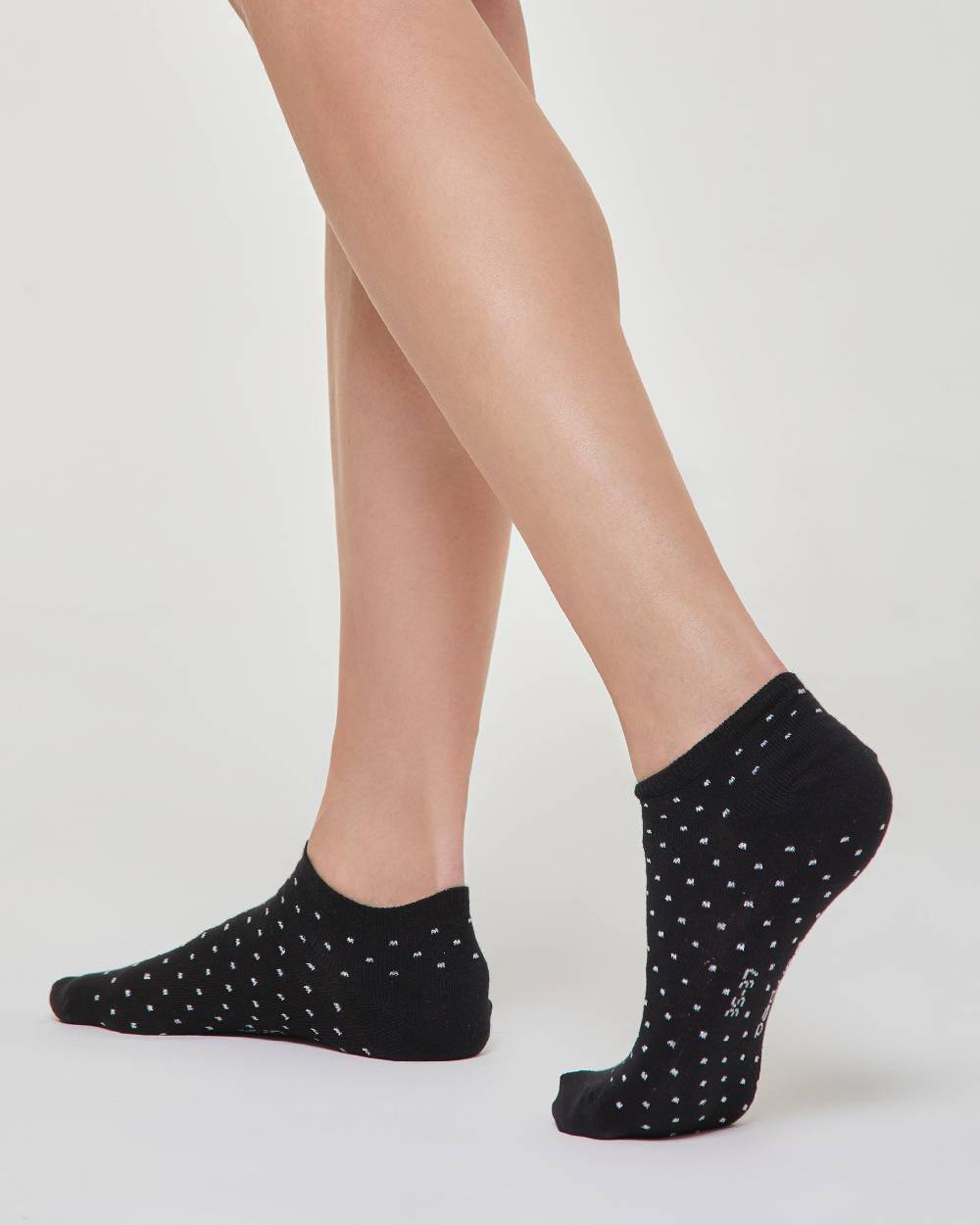 Pompea MINICALZA COTONE DORINA CON POIS IN LAMÉ