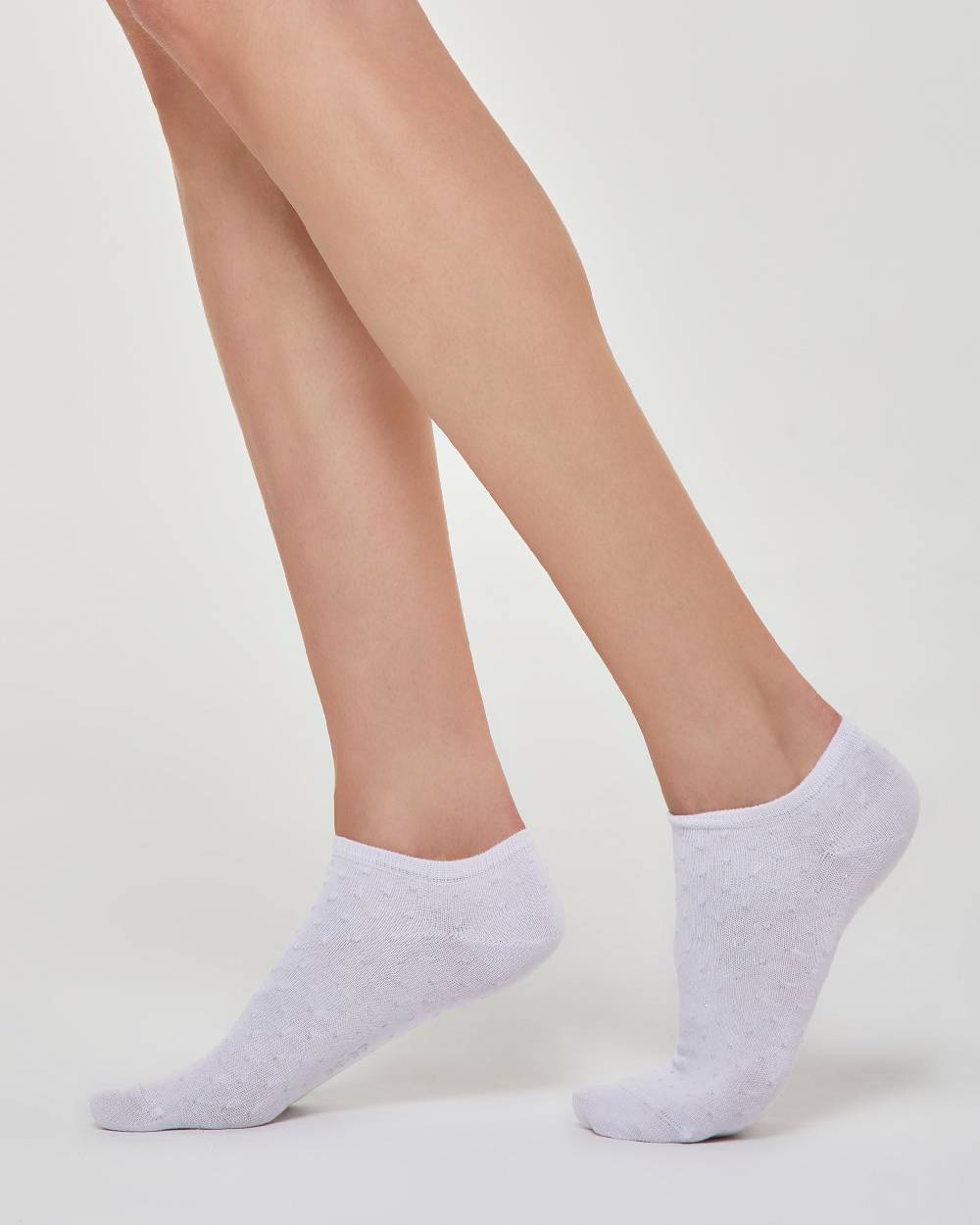 Pompea MINICALZA COTONE DORINA CON POIS IN LAMÉ