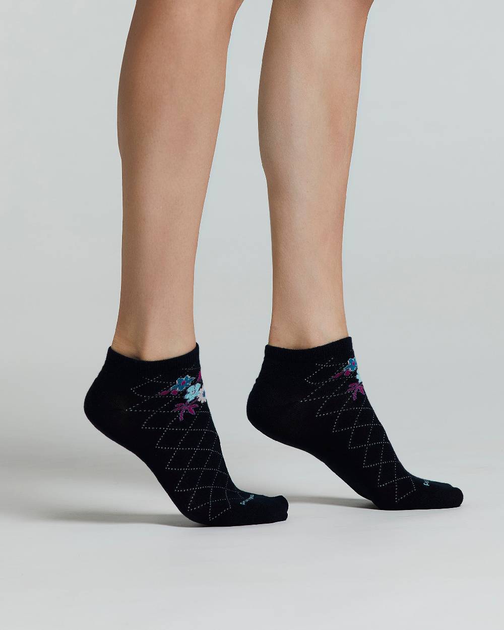 Pompea MINICALZA COTONE GENZIANA FANTASIA FLOREALE