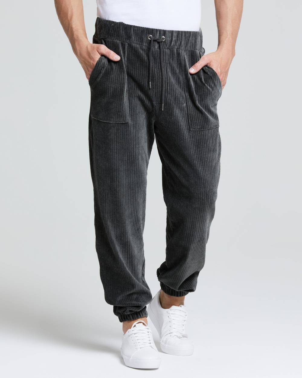 Pompea PANTALONE CARGO VELLUTO COSTE UOMO