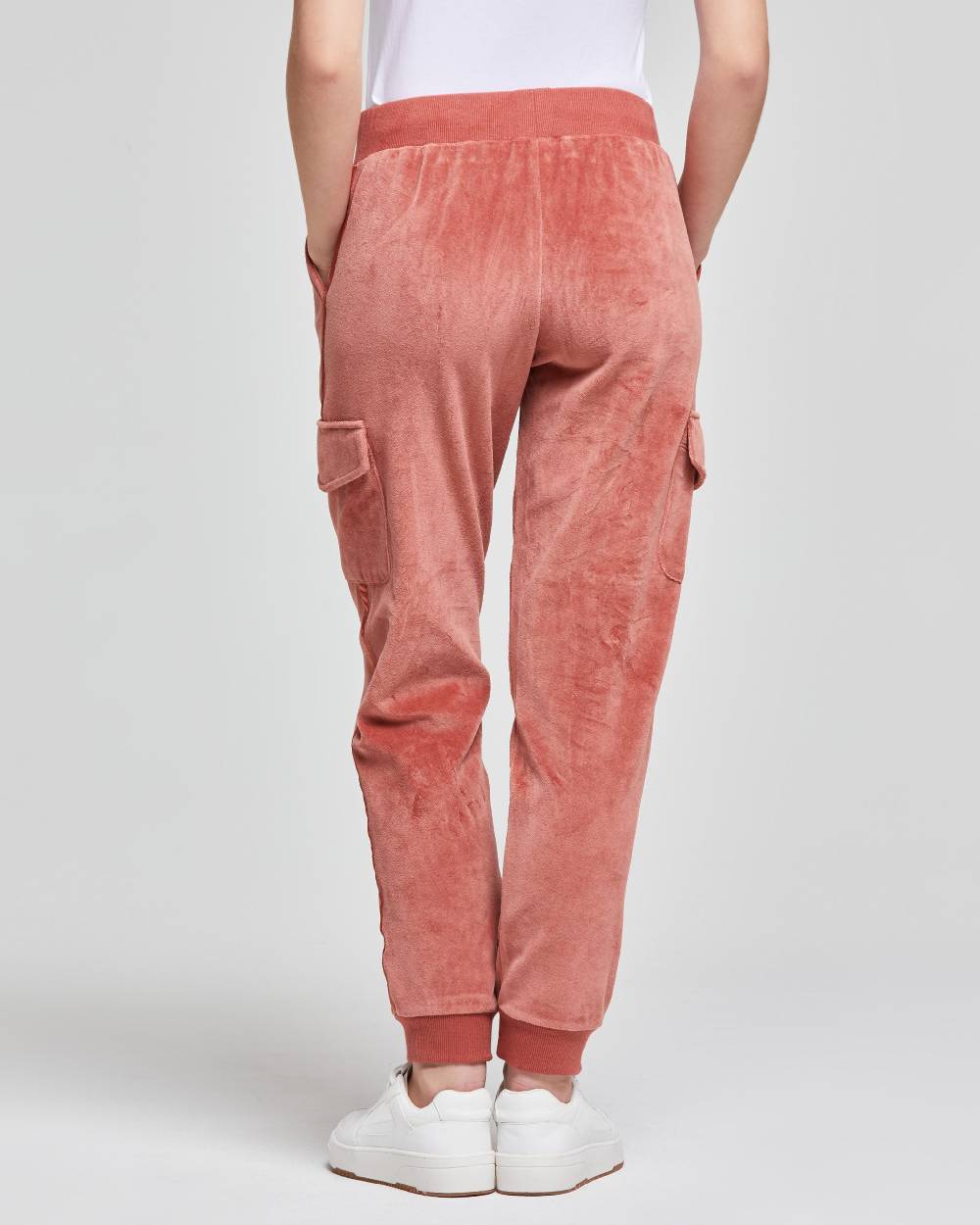 Pompea PANTALONE CARGO VELLUTO DONNA