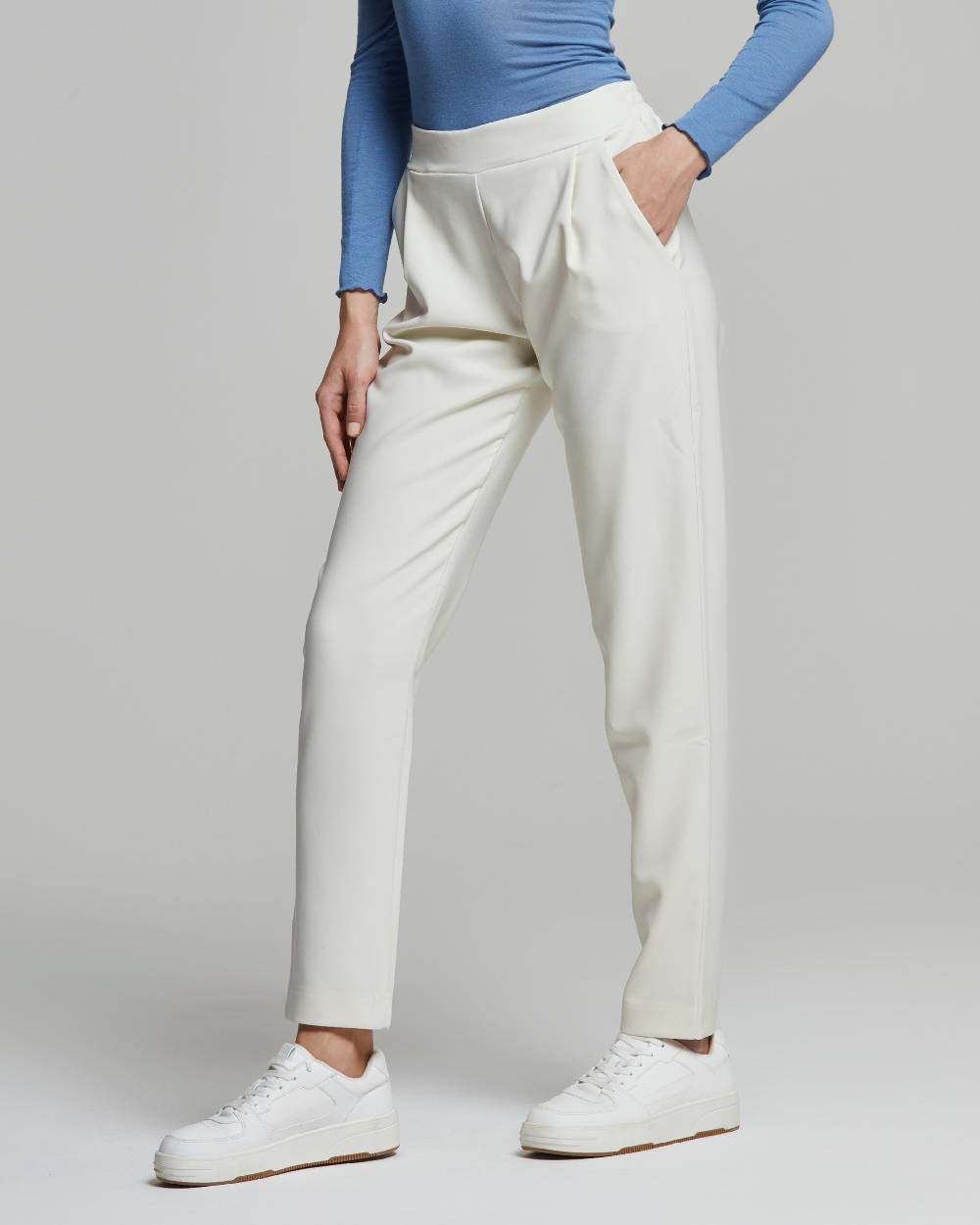 Pompea Pantalone Donna Sara Modello Classico