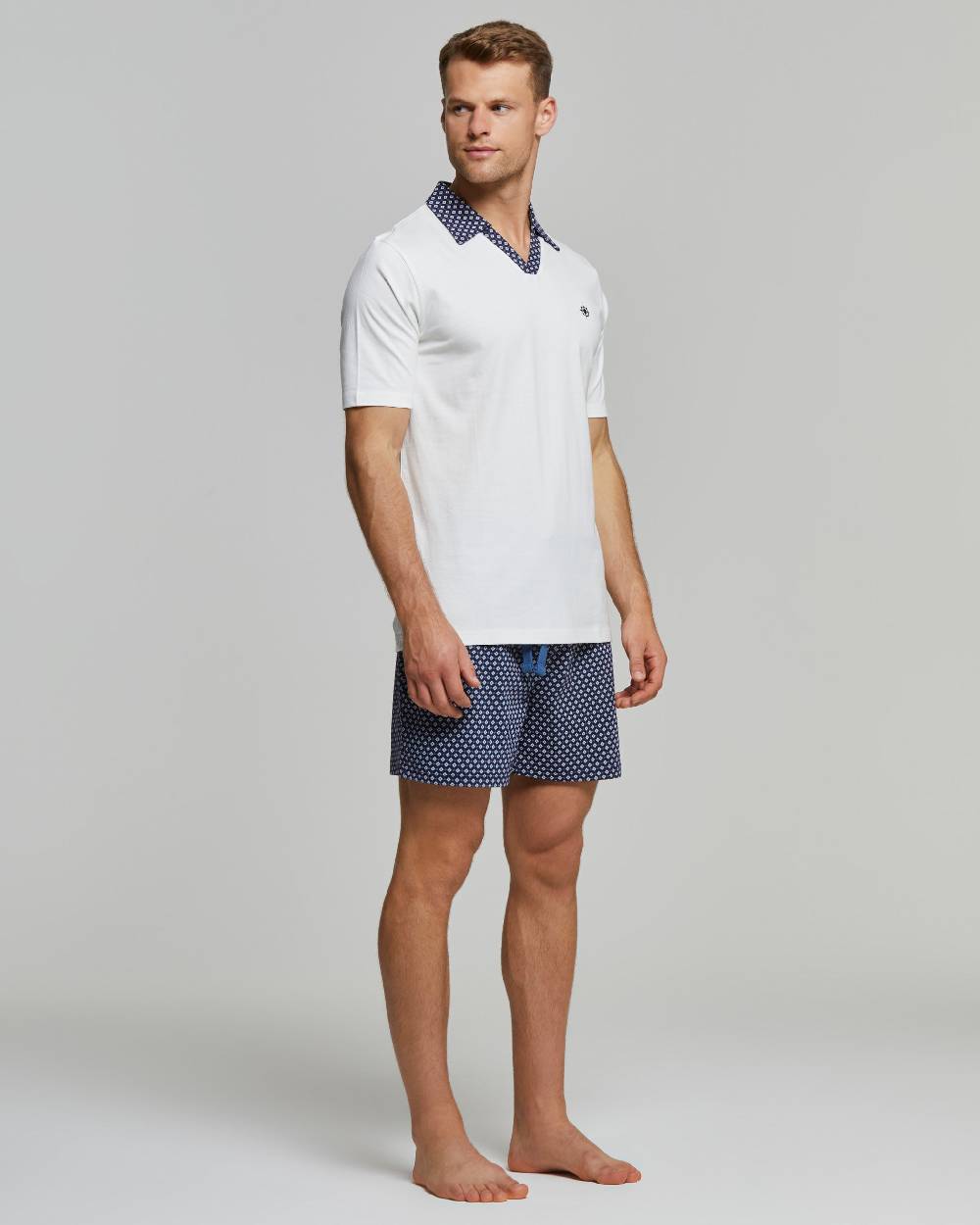 Pompea Pigiama Corto Cotone Alcide