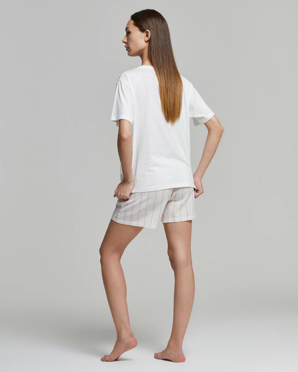 Pompea Pigiama Corto Cotone Amber