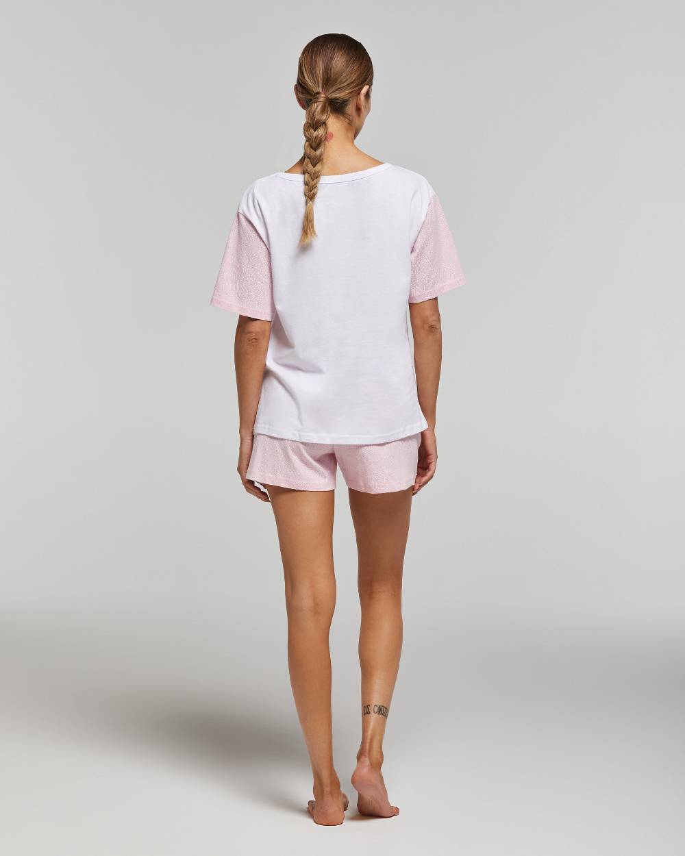 Pompea Pigiama Corto Cotone Angelica