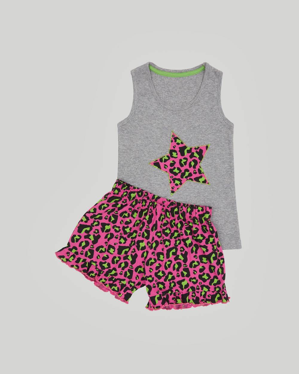 Pompea PIGIAMA CORTO COTONE ANTHURIUM