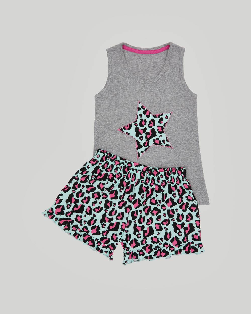 Pompea PIGIAMA CORTO COTONE ANTHURIUM