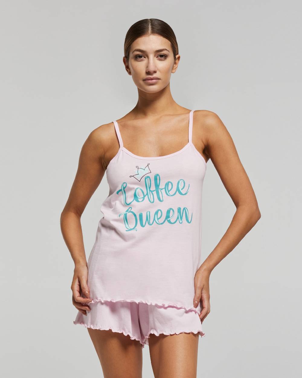 Pompea PIGIAMA CORTO COTONE BETULLA