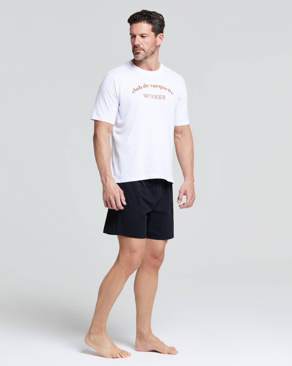 Pompea PIGIAMA CORTO COTONE BRANDO