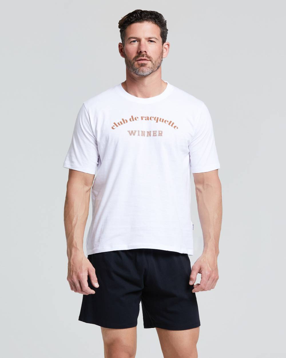 Pompea PIGIAMA CORTO COTONE BRANDO