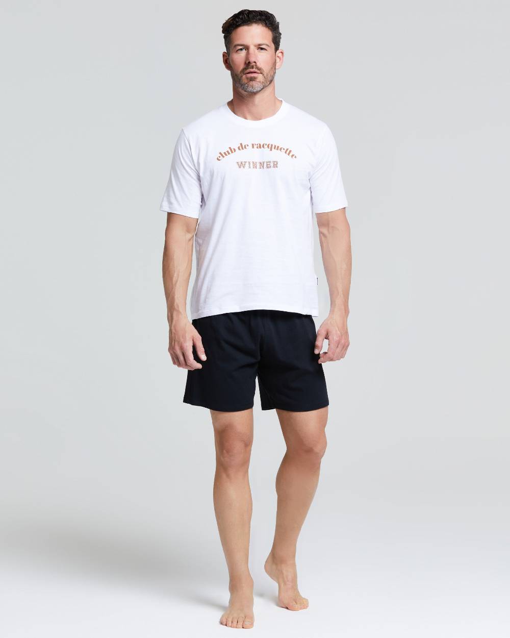 Pompea PIGIAMA CORTO COTONE BRANDO