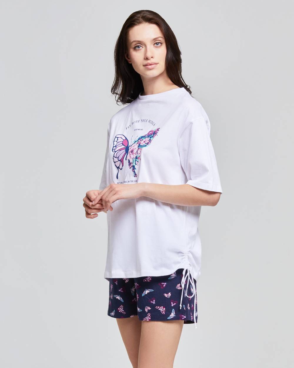 Pompea PIGIAMA CORTO COTONE CALENDULA