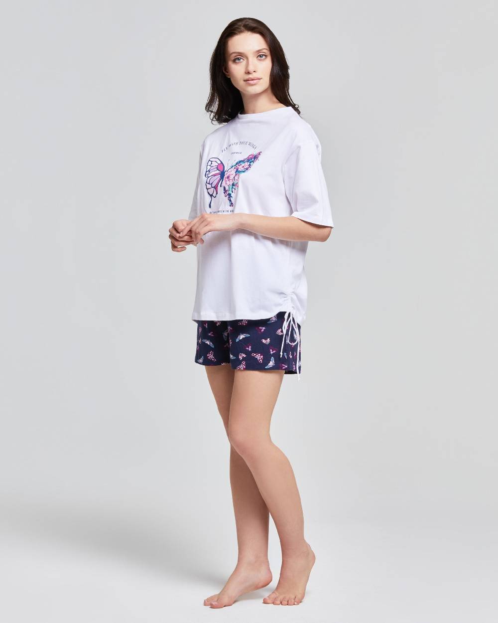 Pompea PIGIAMA CORTO COTONE CALENDULA