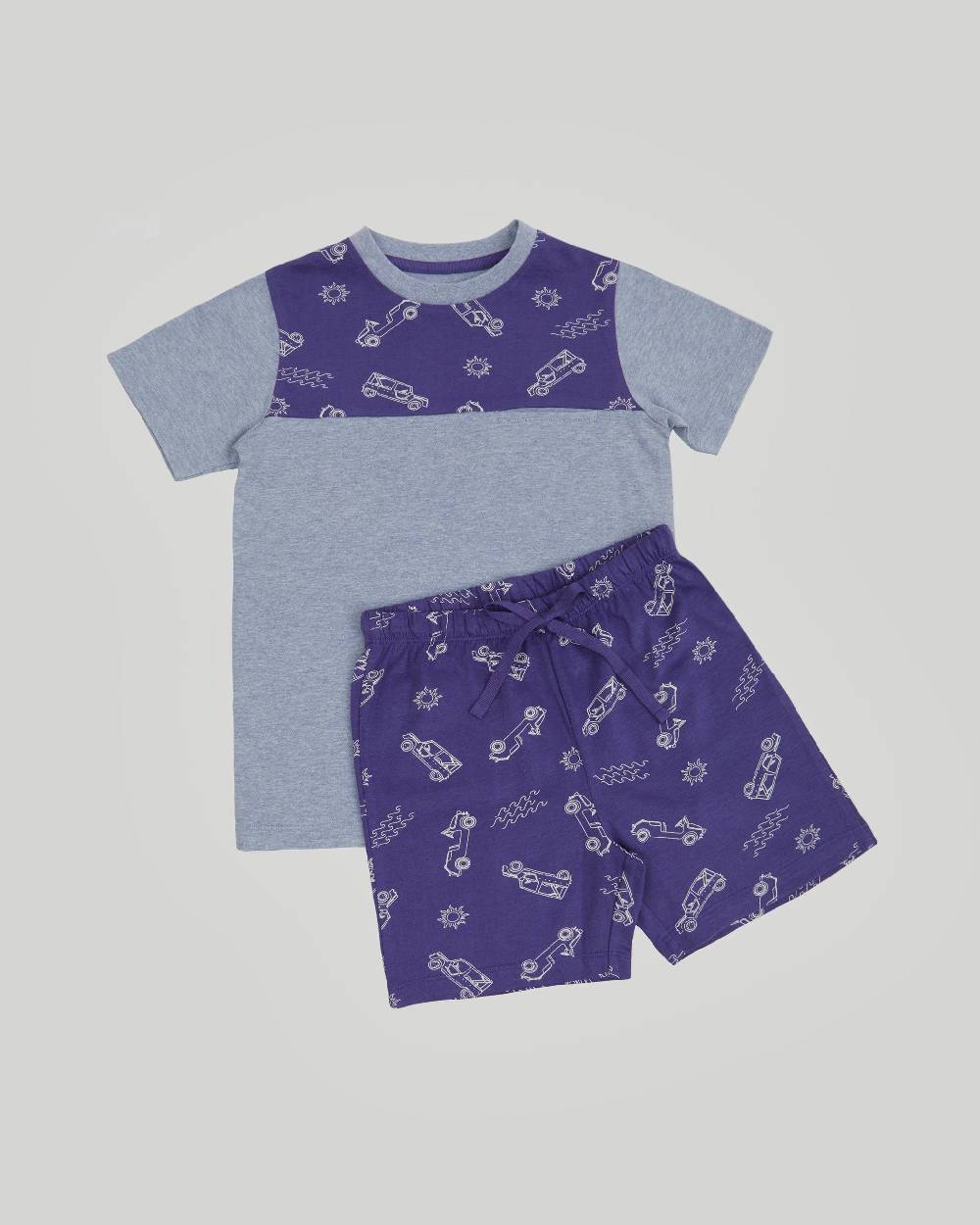 Pompea PIGIAMA CORTO COTONE CARRUBO