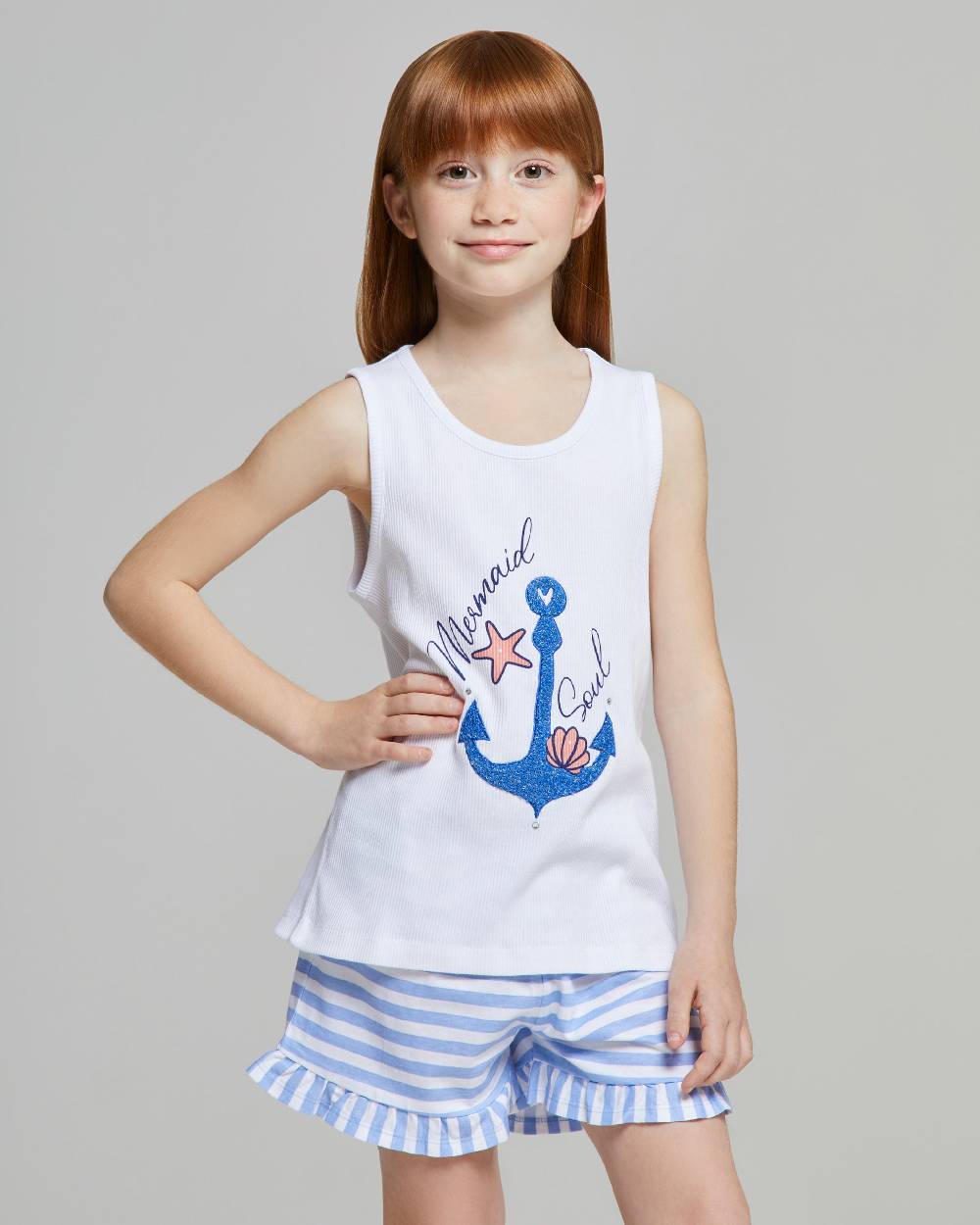 Pompea Pigiama Corto Cotone Clio